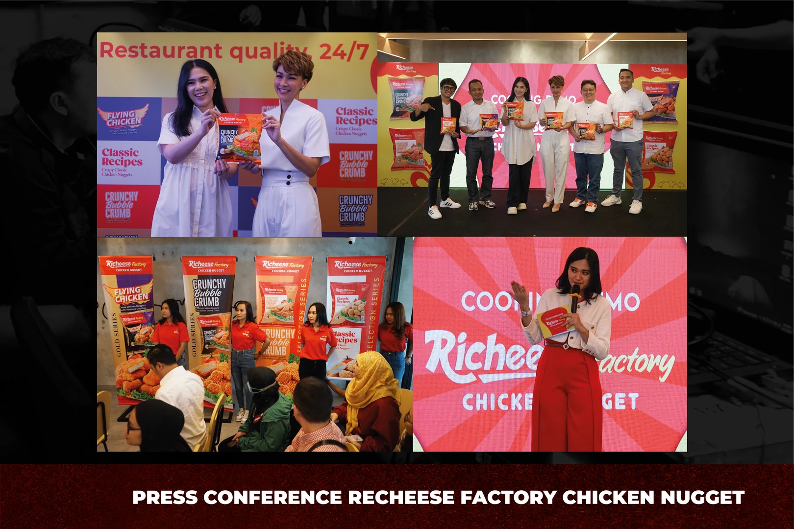 PRESS CONFERENCE RECHEESE FACTORY CHICKN NUGET